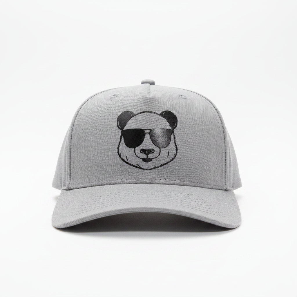 Grey Curved Brim Flexfit - Front