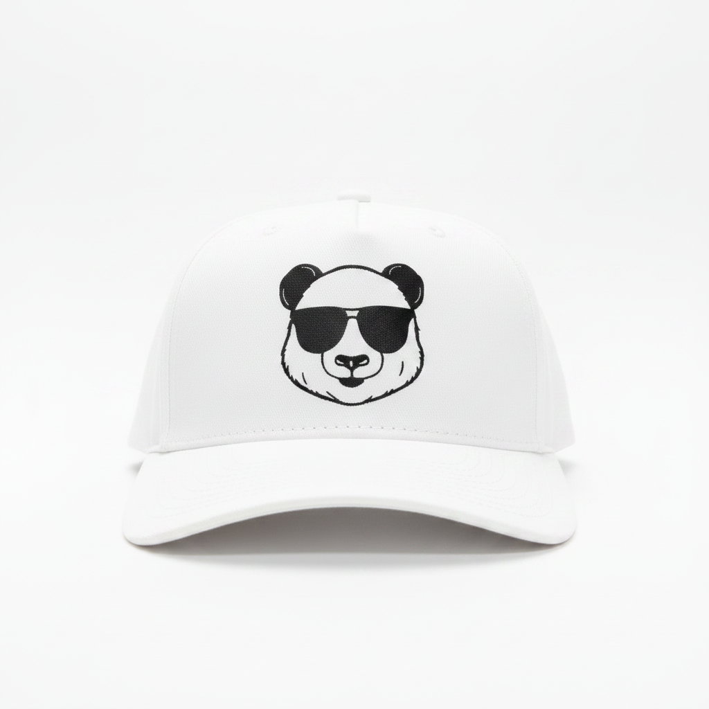 White Curved Brim Flexfit