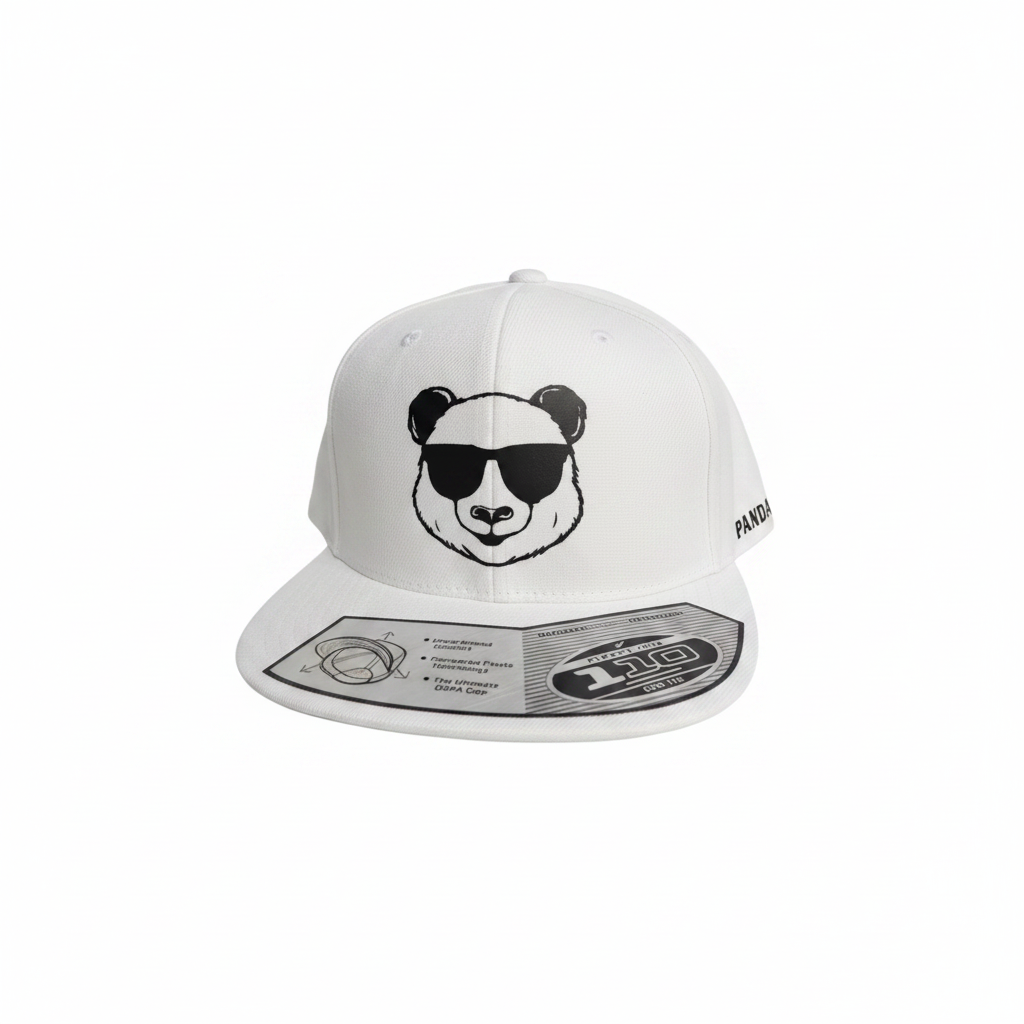 White Flat Brim - Front